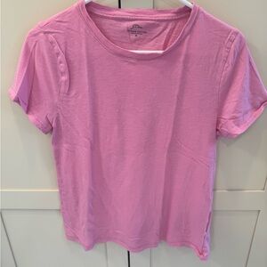 J. Crew Pink Short Sleeve Crewneck Tee